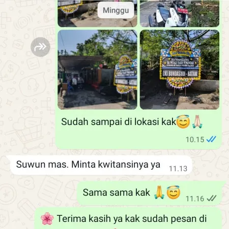 Pengiriman Papan Bunga Duka Sitiluhur Gembong