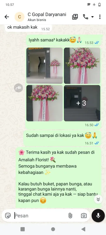 Pengiriman Karangan Bunga Sitiluhur Gembong