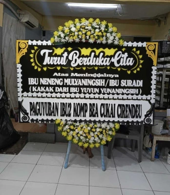 Papan Bunga di Sitiluhur Gembong